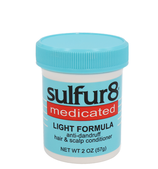 Sulfur8 Medicated Light Formula Anti Dandruff Hair Scalp Conditioner, 2 Oz.